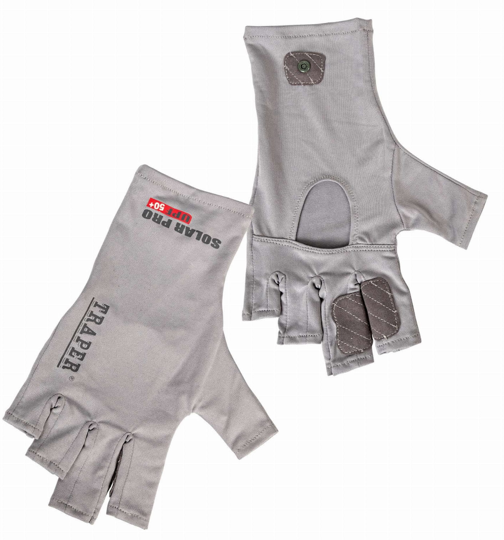 Traper Solar Pro UPF 50+ Sunglove Handschuh light grey Sonnenschutz