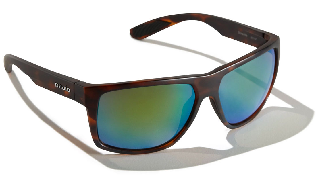 Bajio Polarisationsbrille Boneville - Dark Tort Matte (Green Mirror PC)