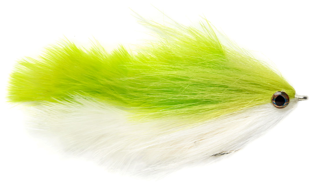 Fulling Mill Streamer - Mara-Changer chartreuse