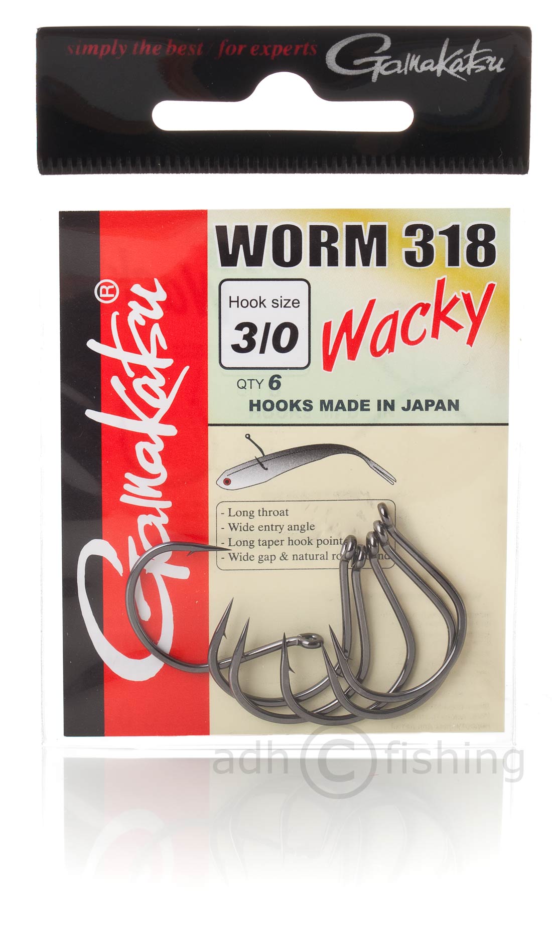 Gamakatsu Haken Worm 318 Wacky