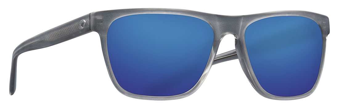 Costa Polarisationsbrille Apalach Matte Gray Crystal (Blue Mirror 580G)
