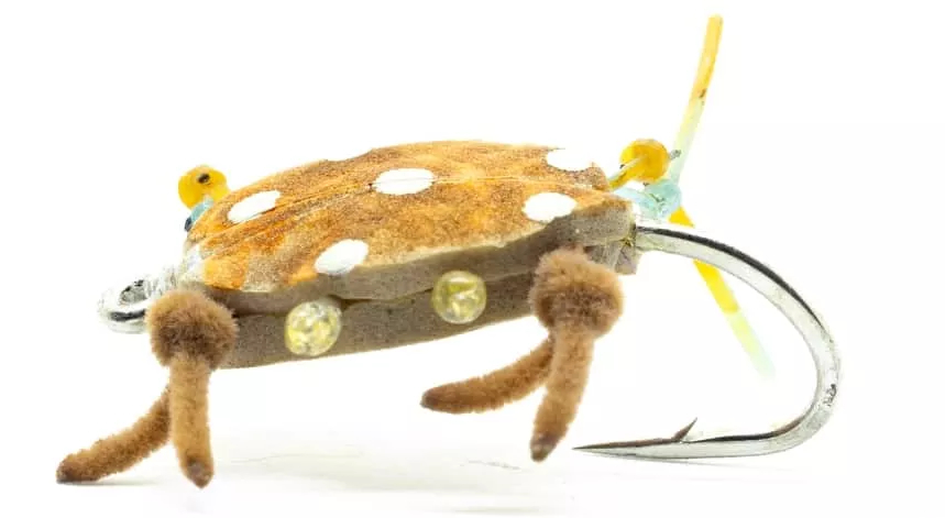 Superflies Floating Crab Tan & Orange #4