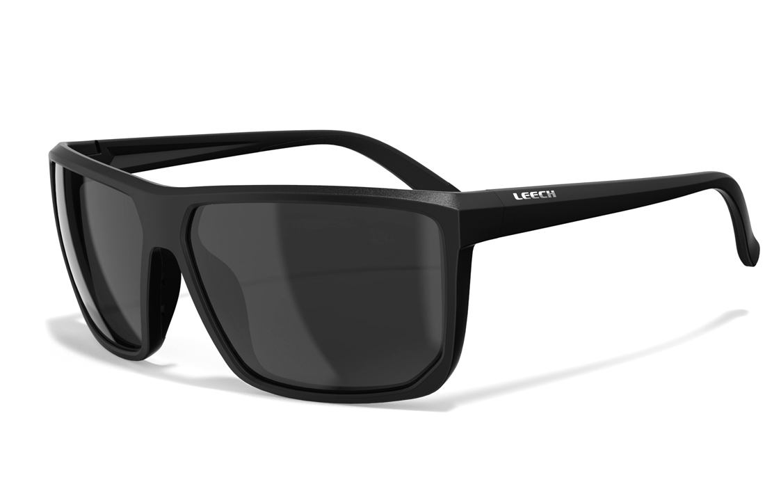Leech Condor Black Polbrille (Smoke)