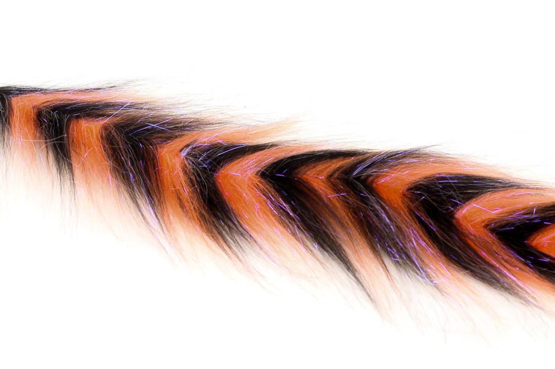 hot orange/black