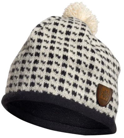 P-20621_Bratens_Islander_Mutze_White_Black Bratens 100% Norway Islander Hat Mütze white-black