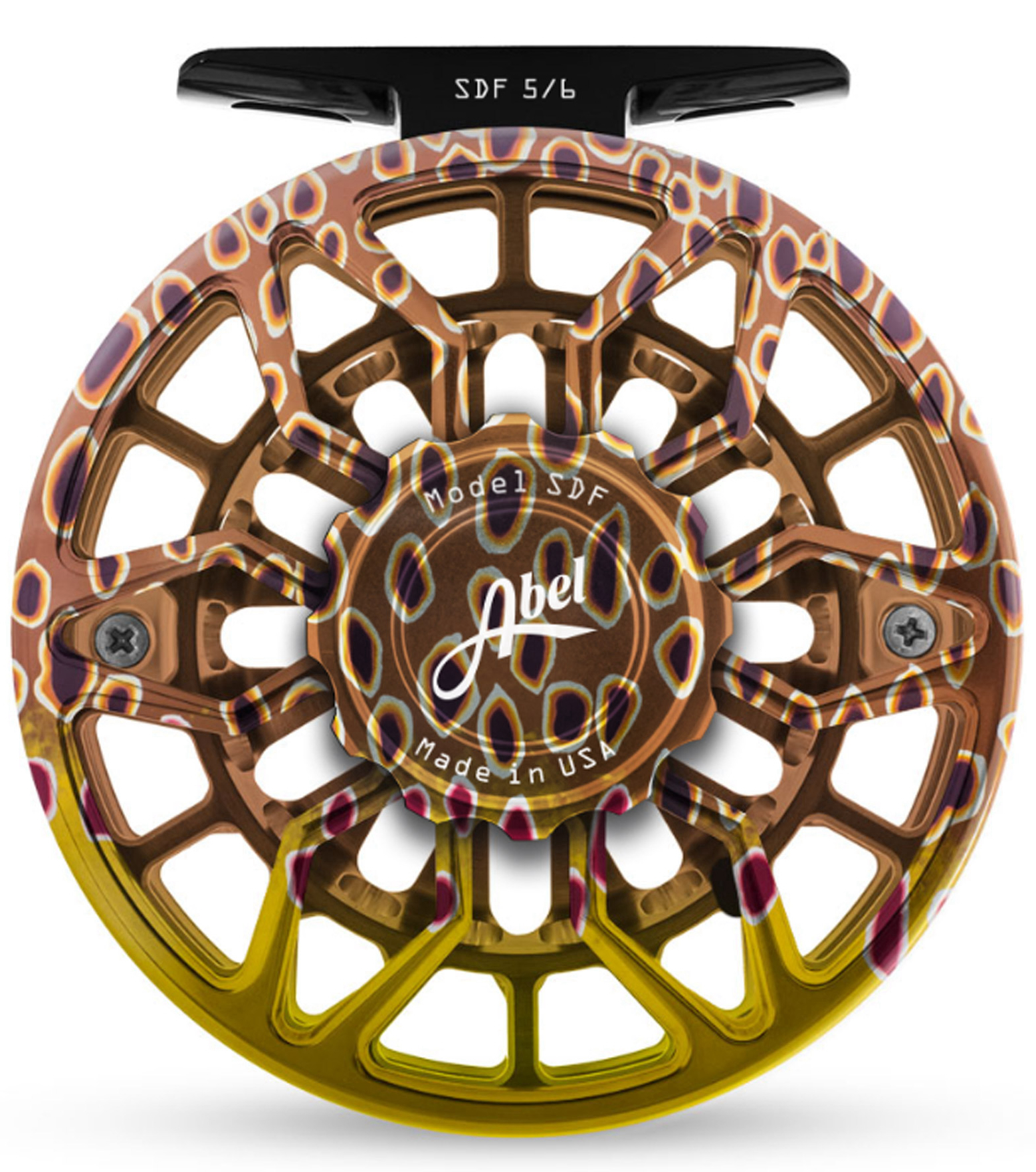ABEL SDF # 5/6 Set Fliegenrolle & Spule classic brown trout ABEL SDF # 5/6 Set Fliegenrolle & Spule classic brown trout