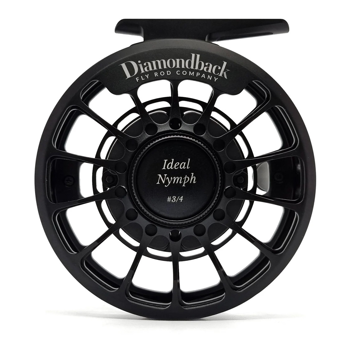 Diamondback-Ideal-Nymph-Reel-Euronymphing-Fliegenrolle-3 Mit Gewichten