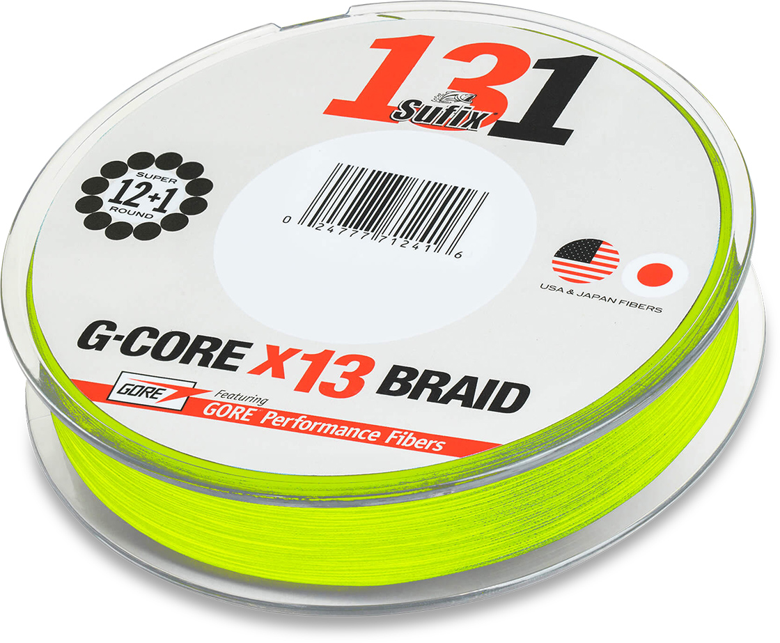 Sufix 131 G-Core Braid Geflechtsschnur chartreuse