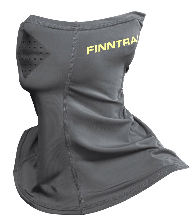 Finntrail Sun Face Mask Wave middle grey Sonnenschutz UPF 50+