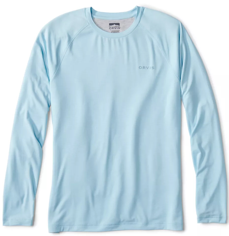 P-27329_Orvis_DriCast_Shirt_Blue_Mist_ Orvis Dricast Sunshirt UPF 50+ Sonnenschutz Hemd blue mist