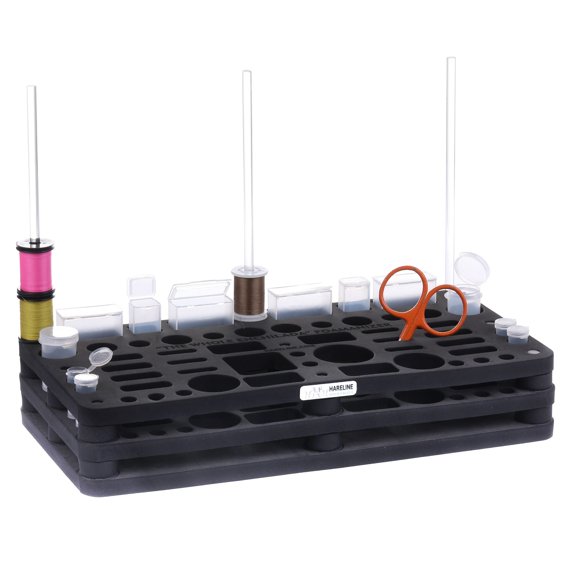 Hareline Foamanizer The Whole Enchilada - Aufbewahrungsstation für den Bindetisch