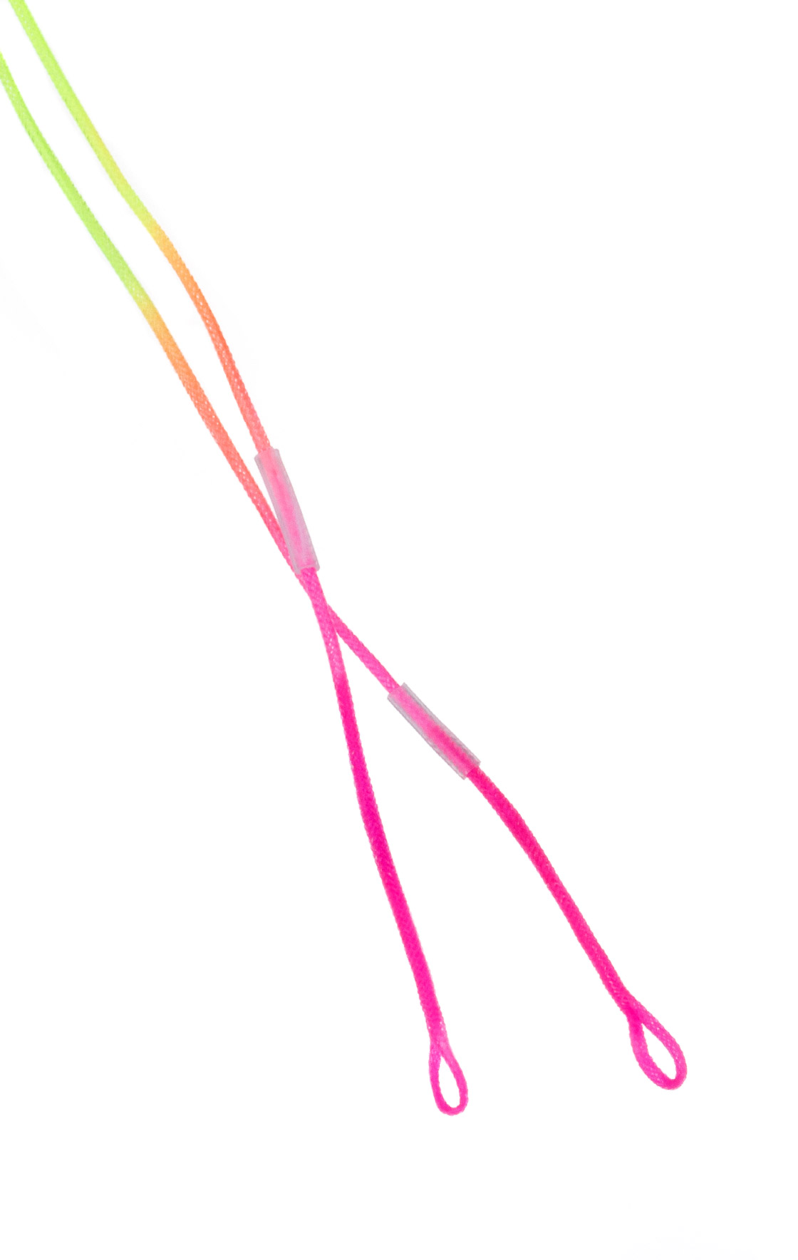 P-09833-4-Hends-Braided-Loop-Connector-geflochtene-Schlaufe-14-tricolor 14 fluo tricolor