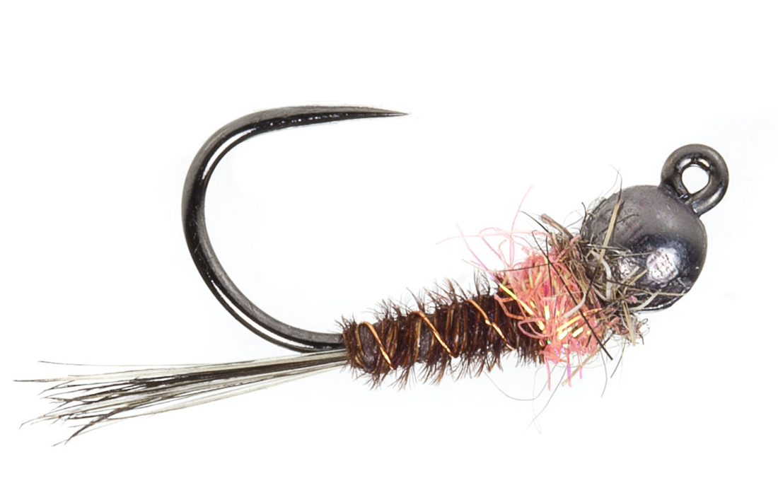Fulling-Mill_Nymphs_Pink-Hot-Spot Fulling Mill Nymphe - Tungsten Pink Hot Spot Jig Barbless