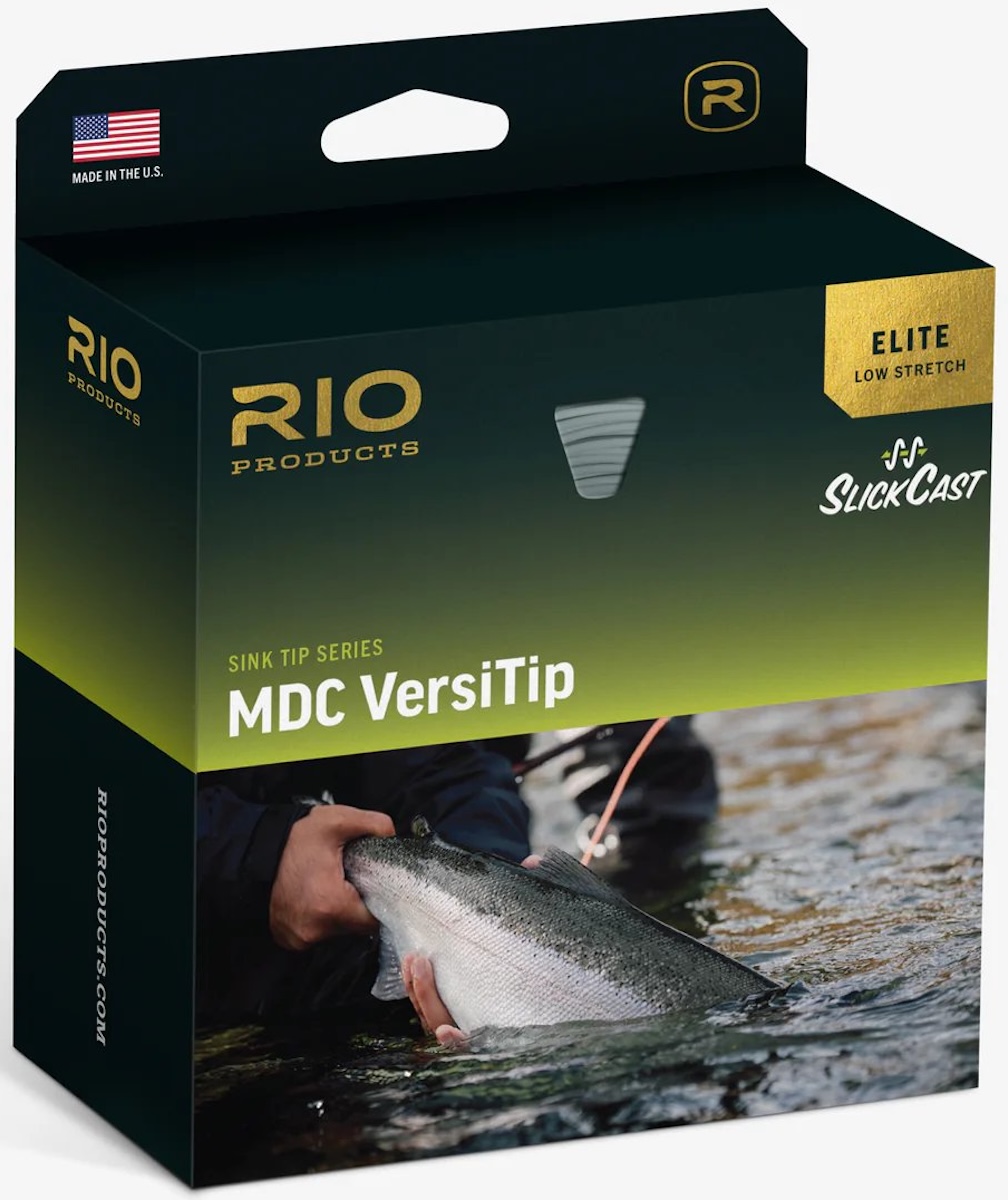 Rio Elite MDC-VersiTip Integrated Singlehand Fliegenschnur mit 4 Wechselspitzen 12 ft und Tasche