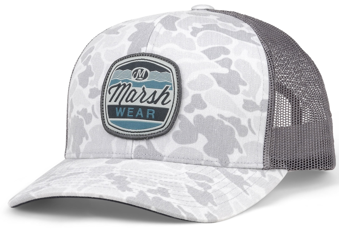 Marsh Wear Badger Hat Gray Camo