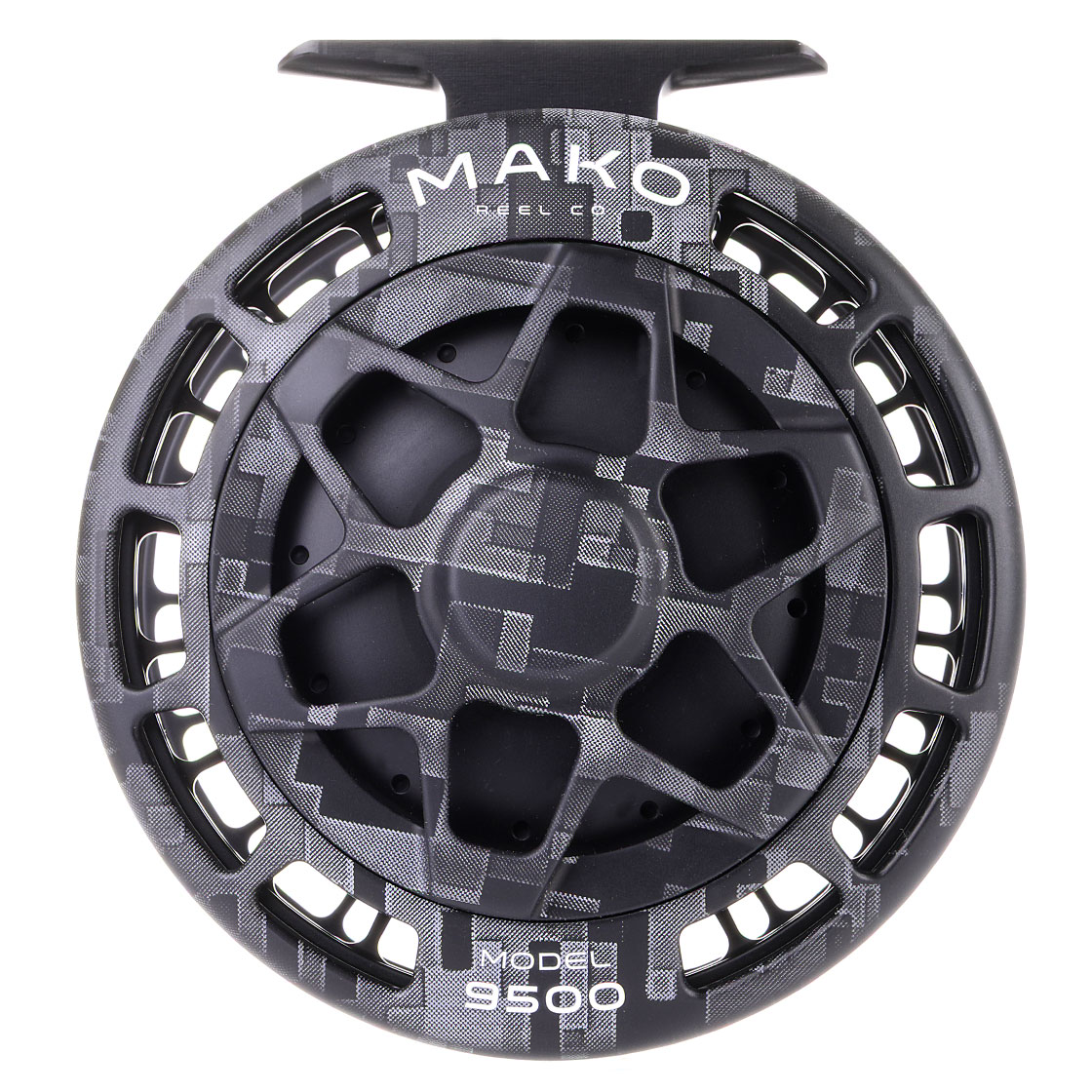 Mako Reel Co. Fliegenrolle matte digi camo gray