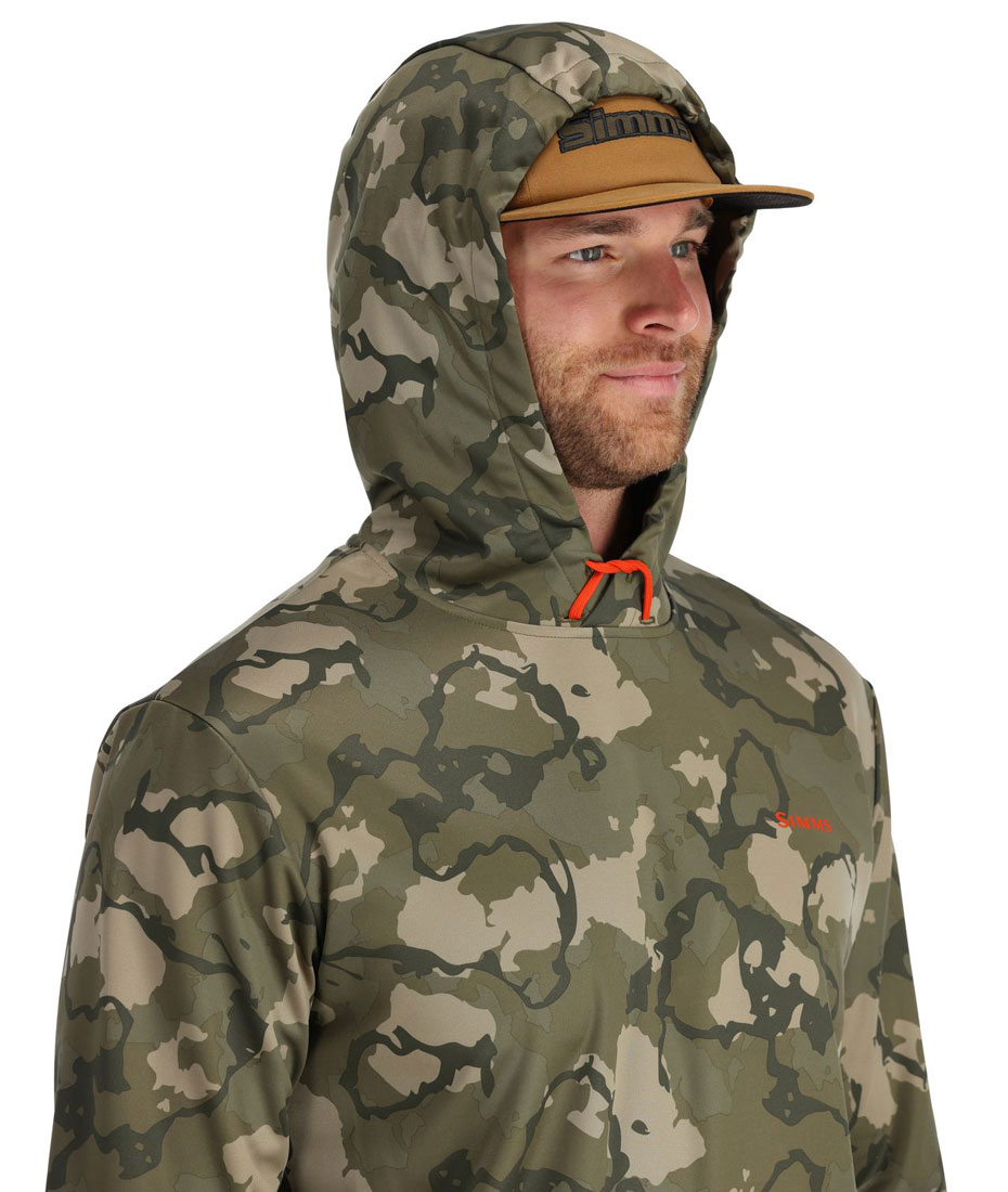 Simms_Challenger_Hoody_Kapuzenpullover_regiment_camo_cinder_3 Beispielbild (andere Farbe)