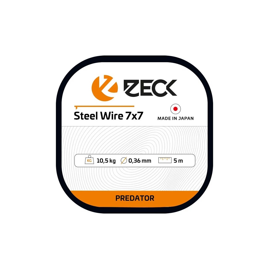 Zeck 7x7 Steel Wire Stahlvorfach 10,5 kg
