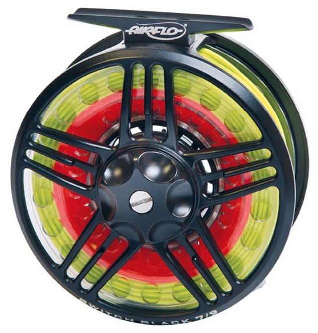 airflo-switch-black-reel-1 Airflo Switch Reel Black - Cassetten Fliegenrolle mit Wechselspulen und Tasche