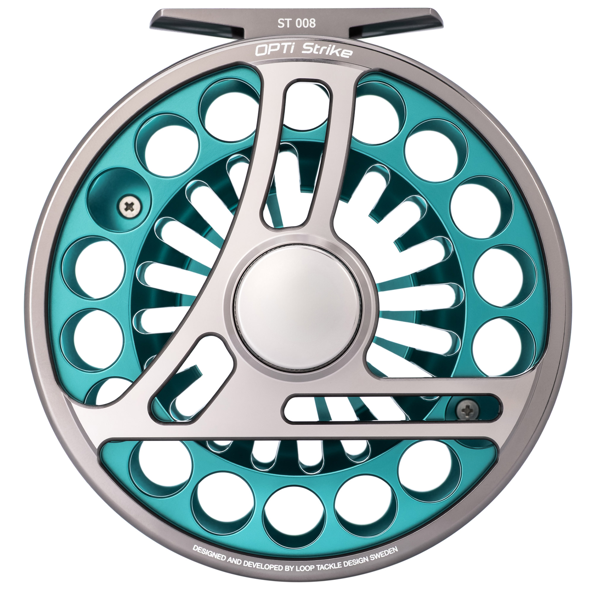 Loop OPTI Strike Limited Edition Fliegenrolle Aurora Turquoise Loop OPTI Strike Limited Edition Fliegenrolle Aurora Turquoise