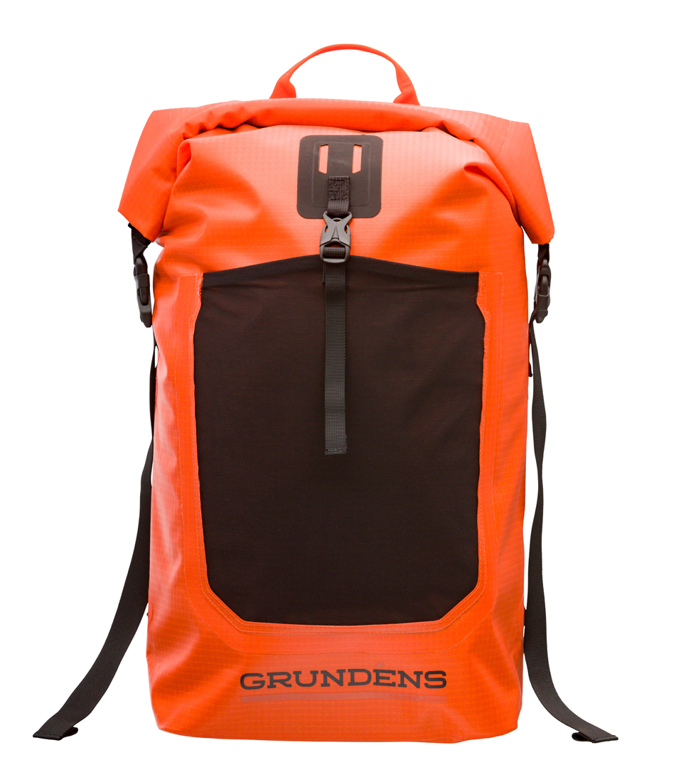 Grundéns Bootlegger Roll Top Backpack 30L Rucksack red orange