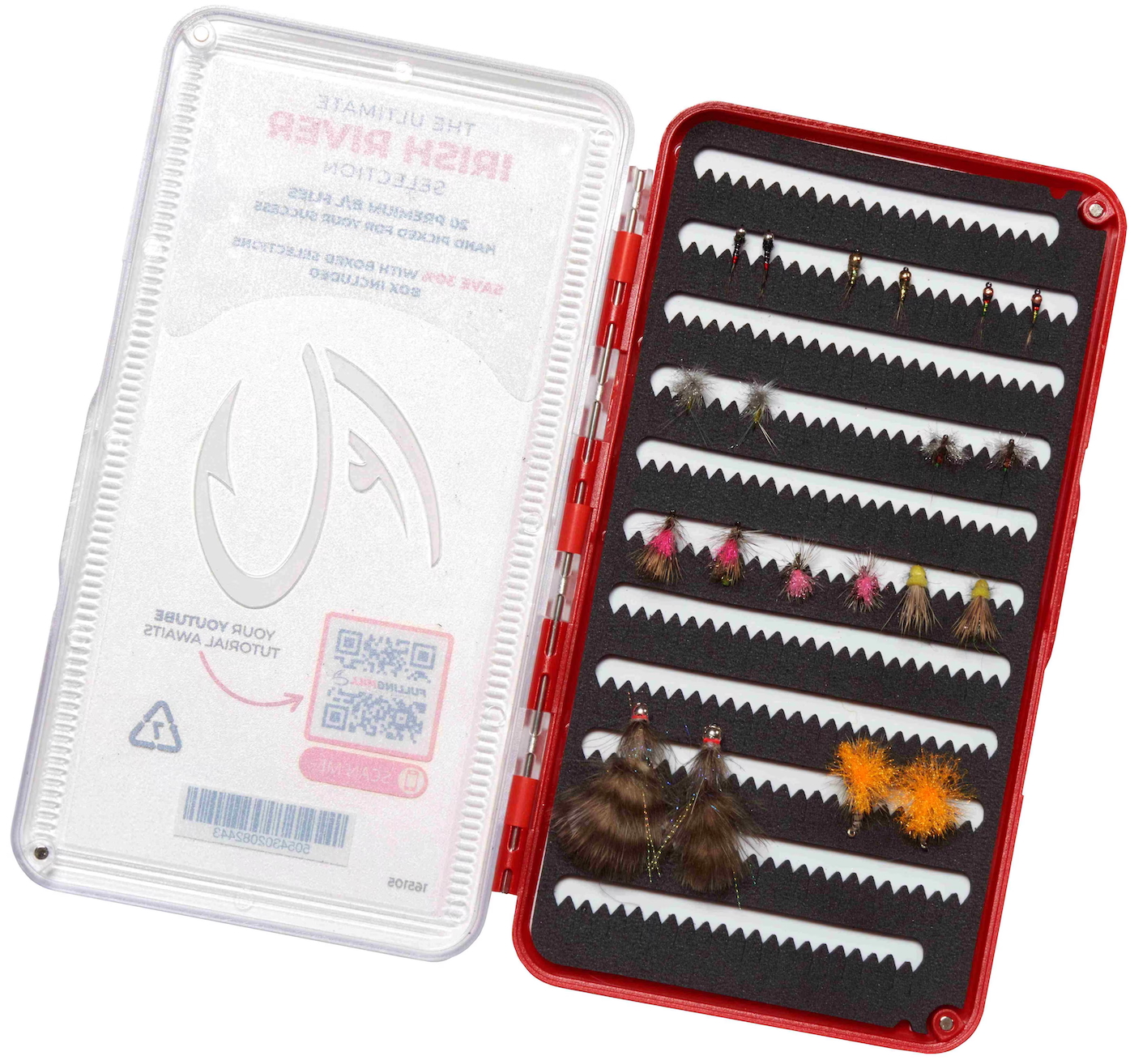 Fulling Mill Ultimate Irish River Fliegenset mit Fliegenbox