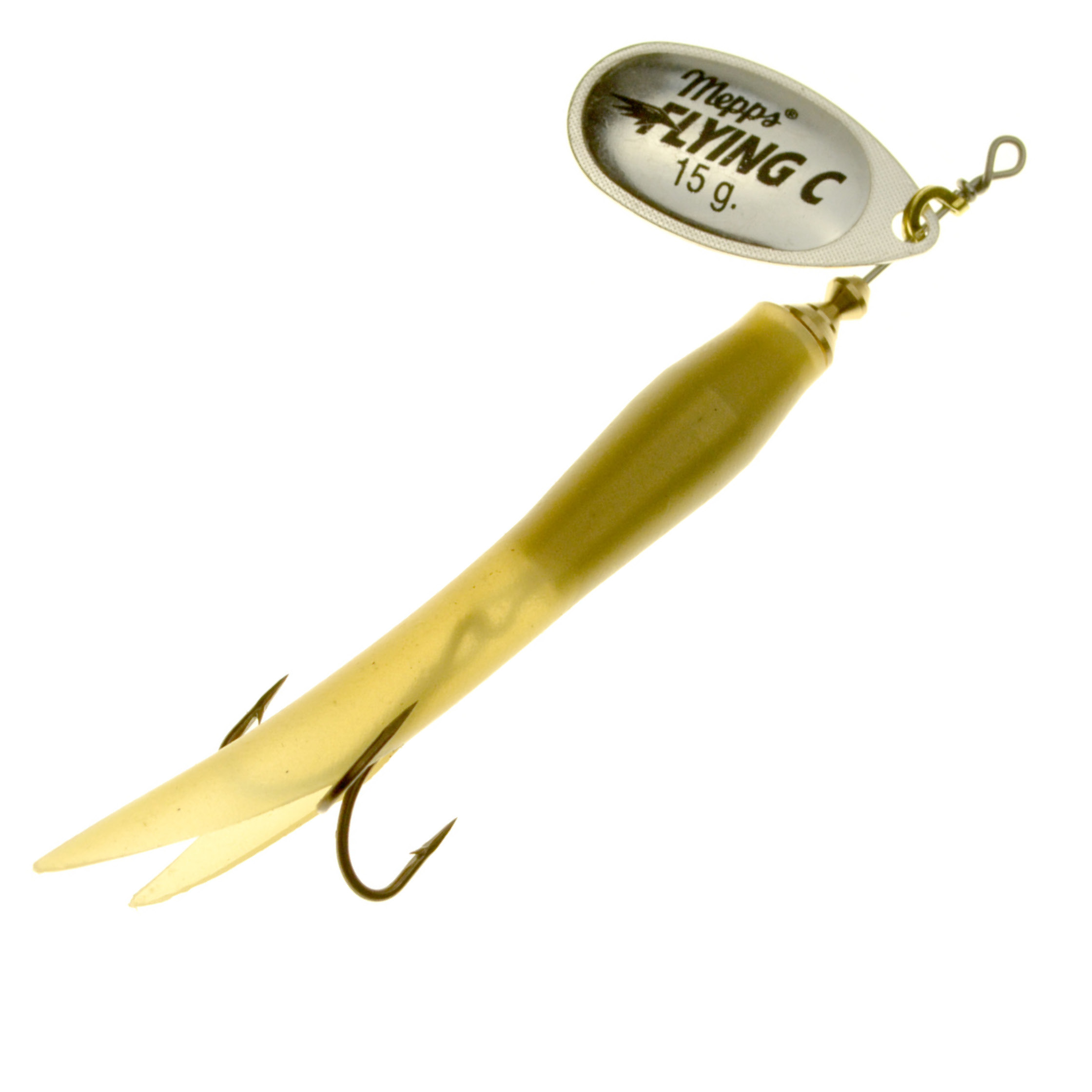 Mepps Aglia Flying Condom Spinner silber/natur