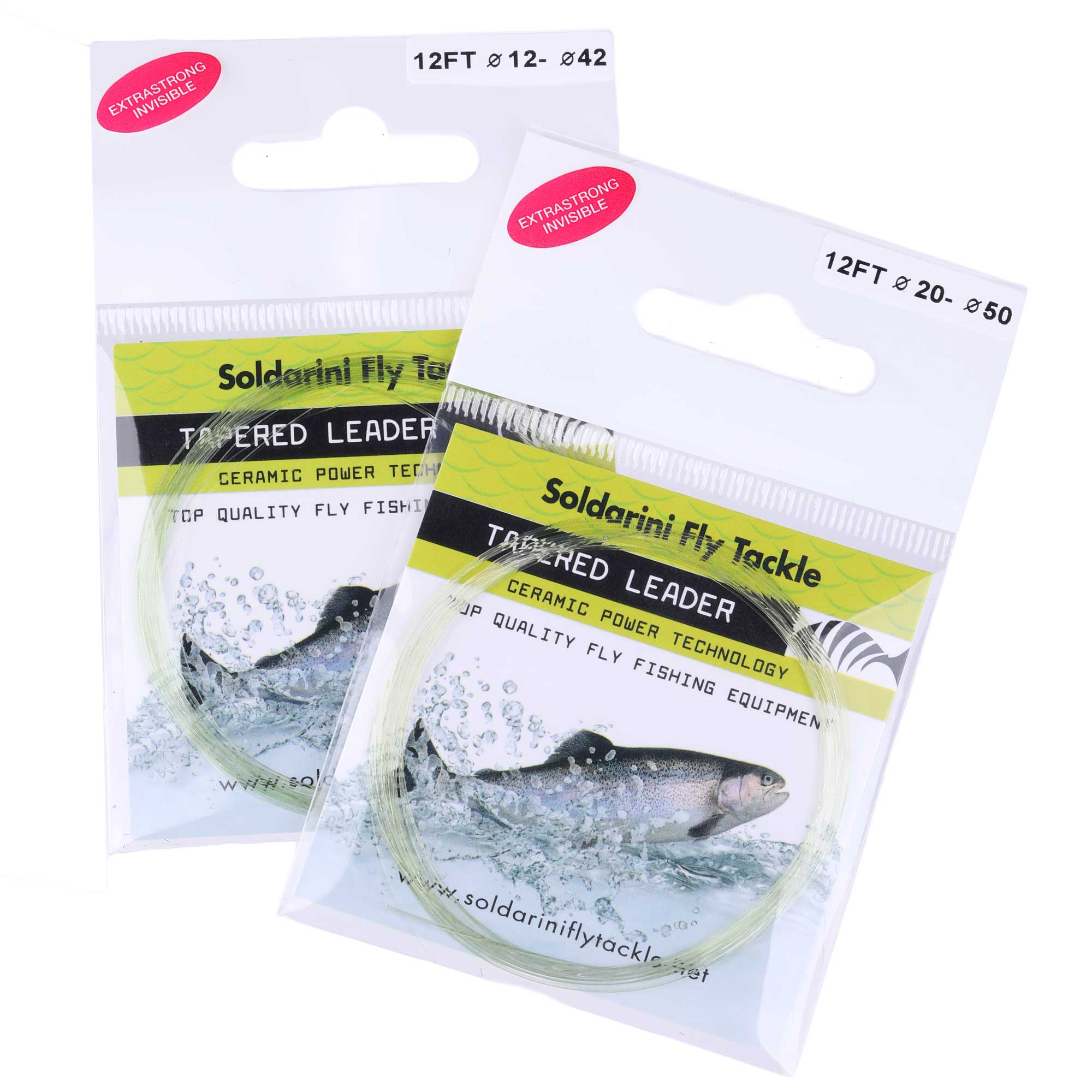 Soldarini Tapered Leader 12 ft Vorfach light olive