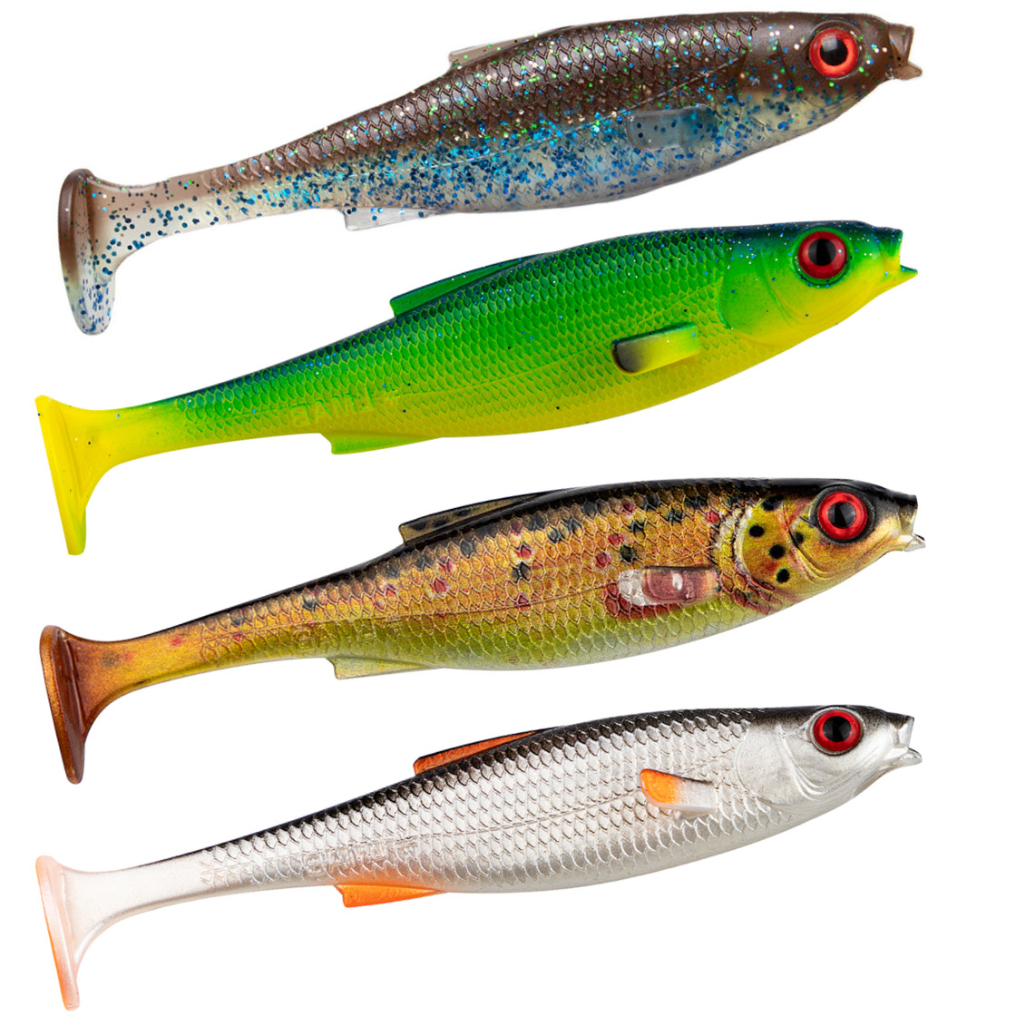 LMAB KØFI (KÖFI) Roach Shad 26 cm Gummifisch