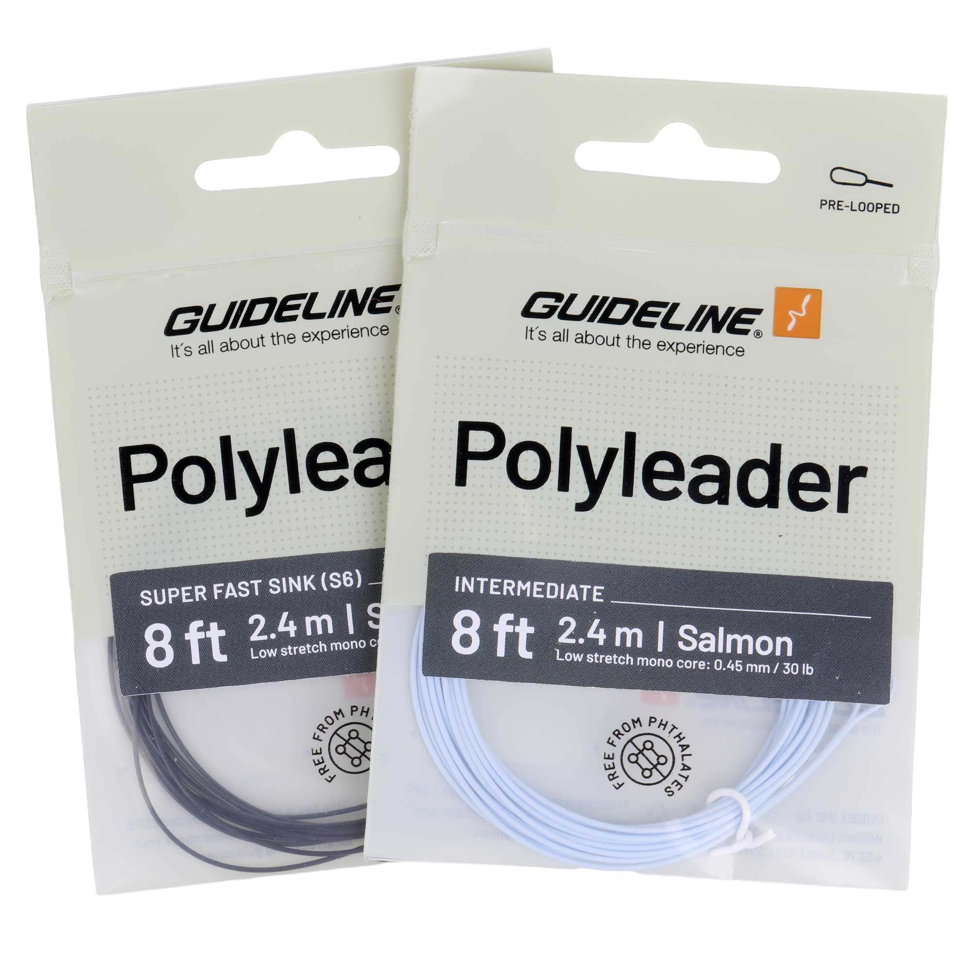 Guideline Polyleader Salmon 8 ft