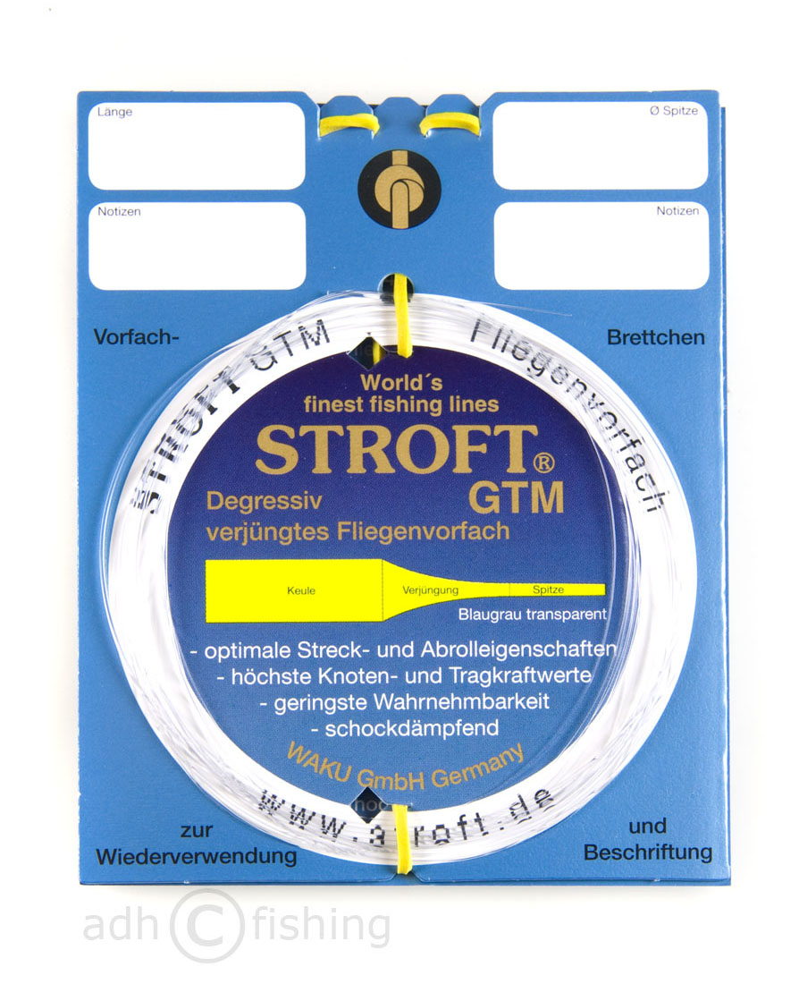 Stroft GTM Vorfachmaterial tapered leader 7,5 ft, 9 ft, 12 ft und 15 ft