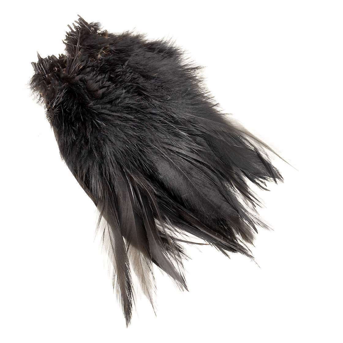Hareline 6-7" Woolly Bugger Saddle Hackle black