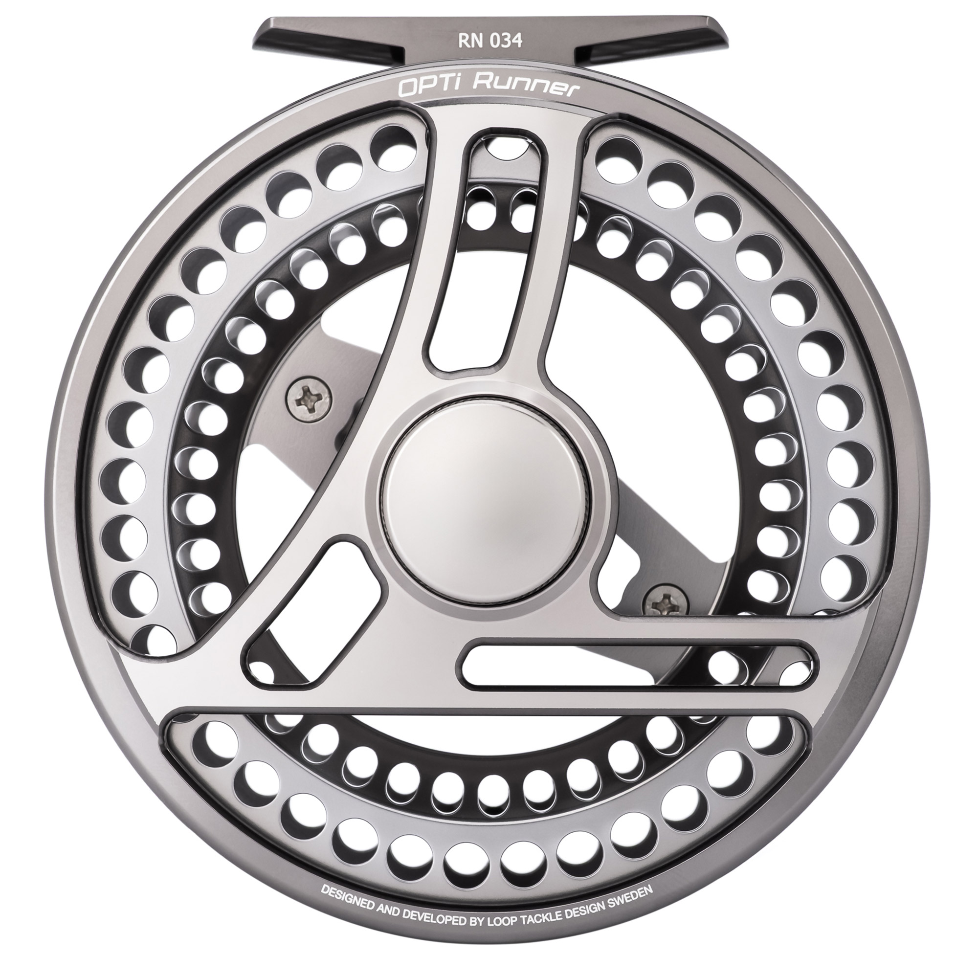 Loop OPTI Runner Limited Edition Fliegenrolle Mist Silver Loop OPTI Runner Limited Edition Fliegenrolle Mist Silver