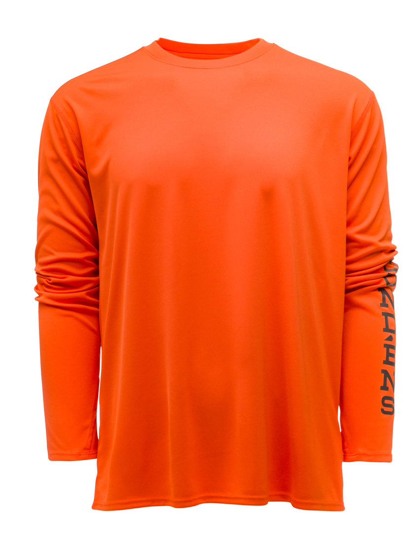 Grundéns Tough Sun Crew Shirt UPF 50+ Sonnenschutz red orange