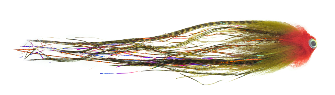 Bauer Pike Tube Hechttubenfliege Sheep Head Red 1512