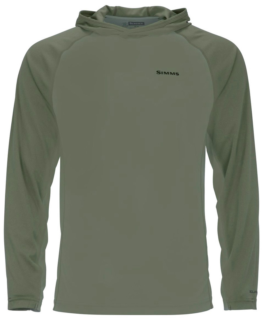Simms BugStopper SolarFlex Hoody UV & Insektenschutz Shirt mit Kapuze Willow