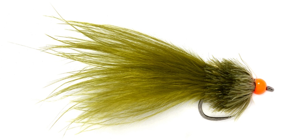 P_24177_Fulling_Mill_Olive_Taddy_Cat_ Fulling Mill Streamer - Olive Taddy Barbless