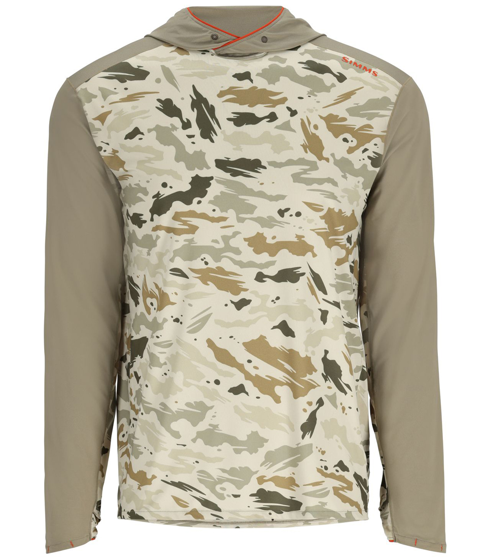 Simms_Bugstopper_Solarflex_Hoody_Langarmhemd_ghost_camo_stone_stone_1 Simms Bugstopper Solarflex Hoody Langarmhemd ghost camo stone/stone