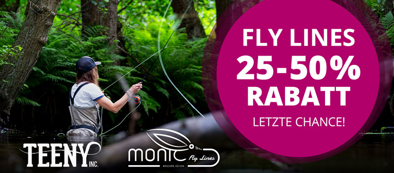 25-50% auf Teeny & Monic Fliegenschnüre
