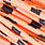 orange / black