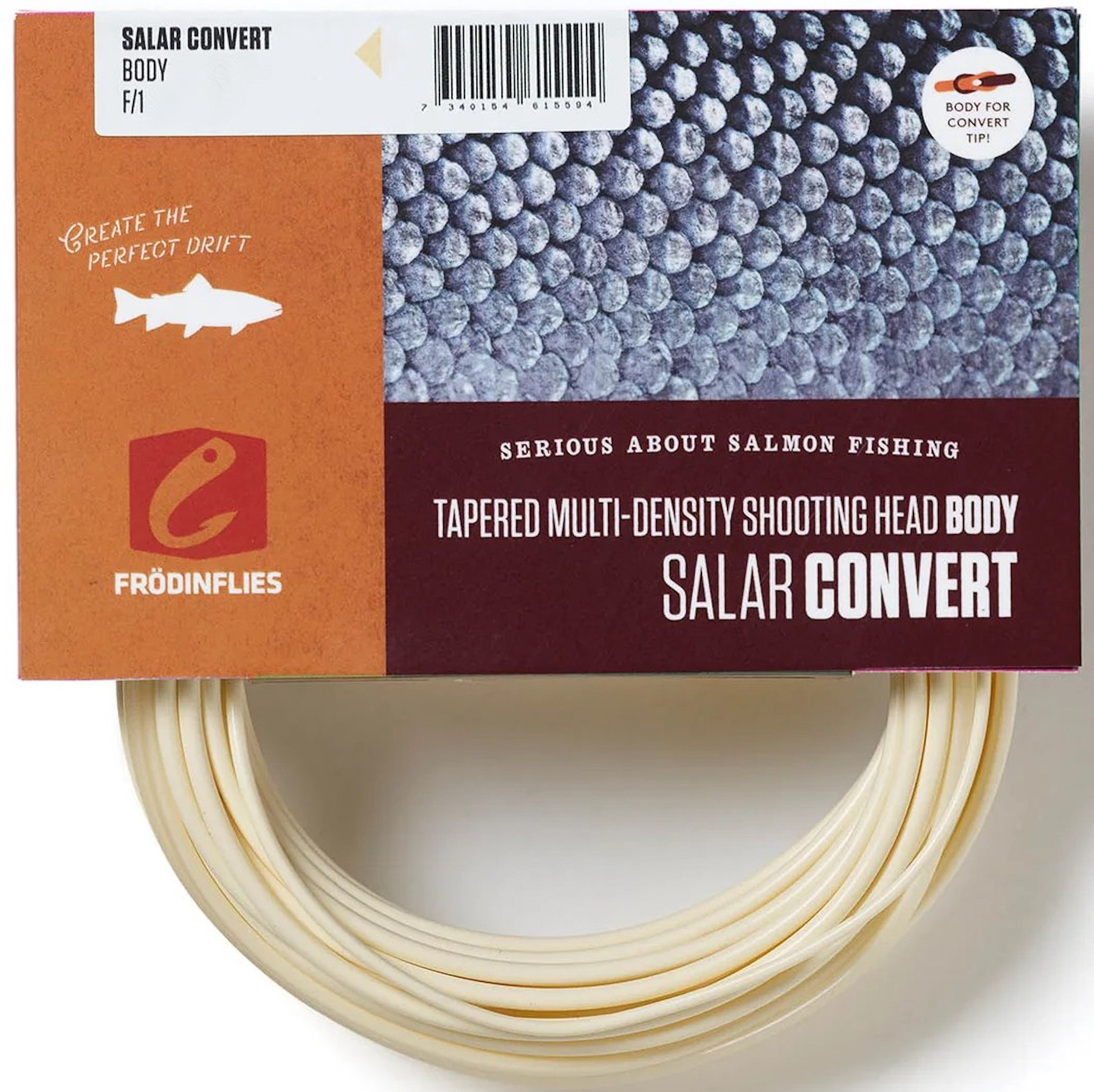 Frödin Salar Convert Short Spey Singlehand Shooting Head Floating-Intermediate Schusskopf