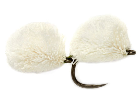 Fulling Mill Trockenfliege - Double Biscuit Brotfliege white