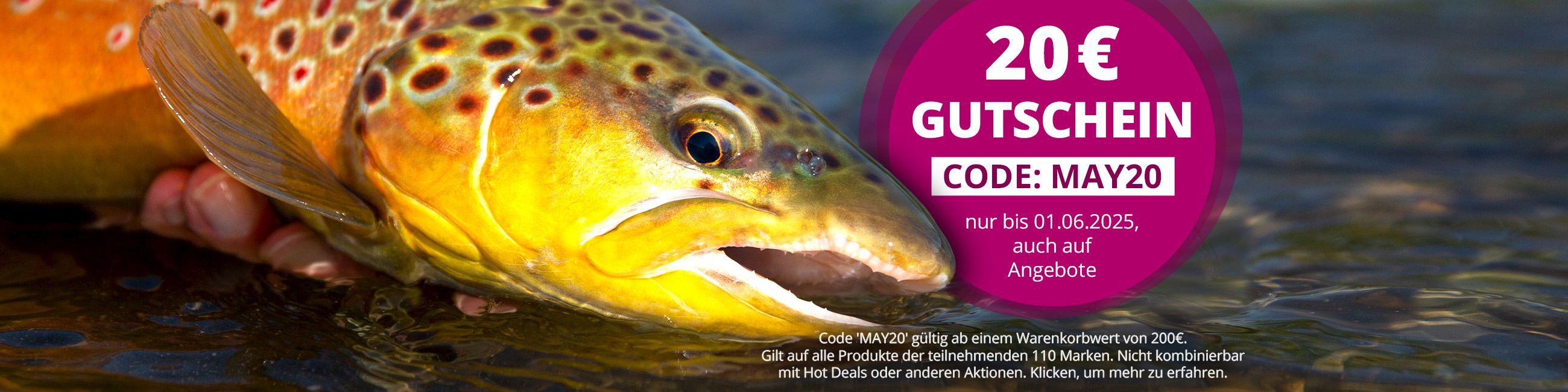 20€ Gutschein mit Code MAY20