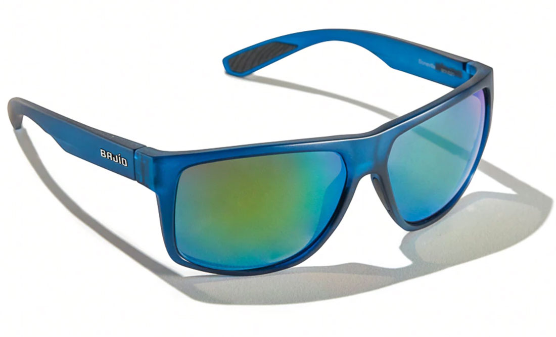 Bajio Polarisationsbrille Boneville - Blue Vin Matte (Green Mirror PC)
