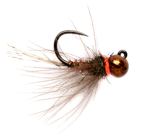 P-21095_Fulling_Mill_CDC_Phesant_Tail_Copper Fulling Mill Nymphe -  CDC Pheasant Tail Jig Copper Barbless