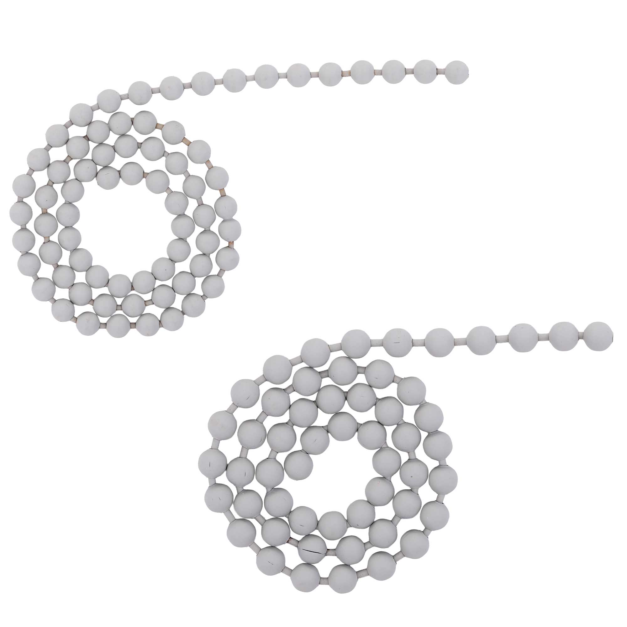 Hareline Bead Chain Chicone's Stealth Chain Kugelkettenaugen Gray Paint