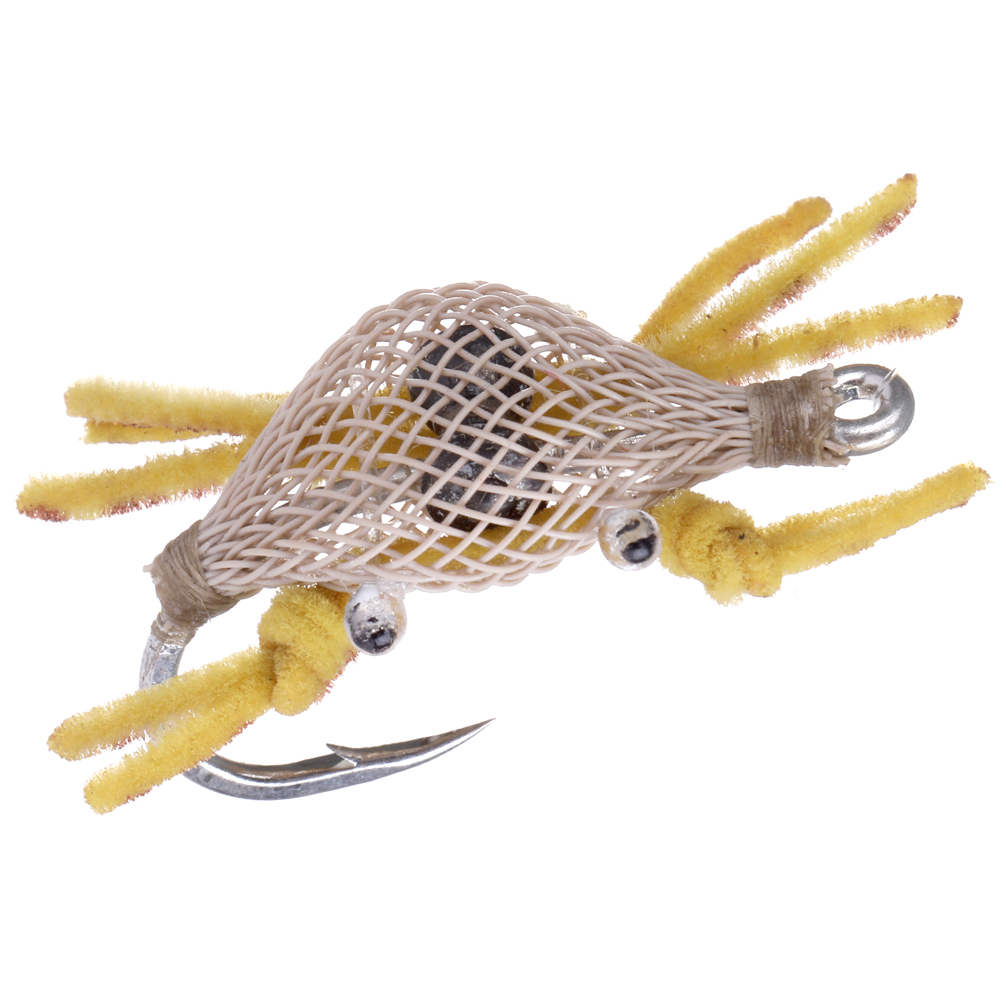 Superflies Alphlexo Crab Big Fish TAN/YELLOW LEG BARRED