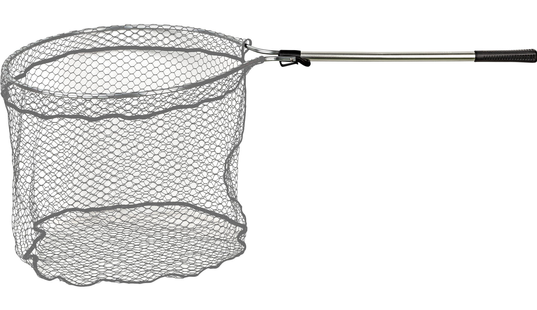 P-26564_Traper_GST_Dolded_Landing_Net_Silicone_Coated_ Traper GST Foldet Landing Net Silicone Coated Klappkescher 1,19m Länge mit Schonnetz