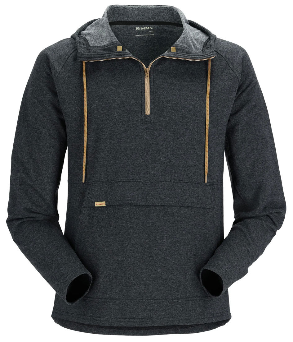 Simms Vermilion Hoody Kapuzenpullover black heather