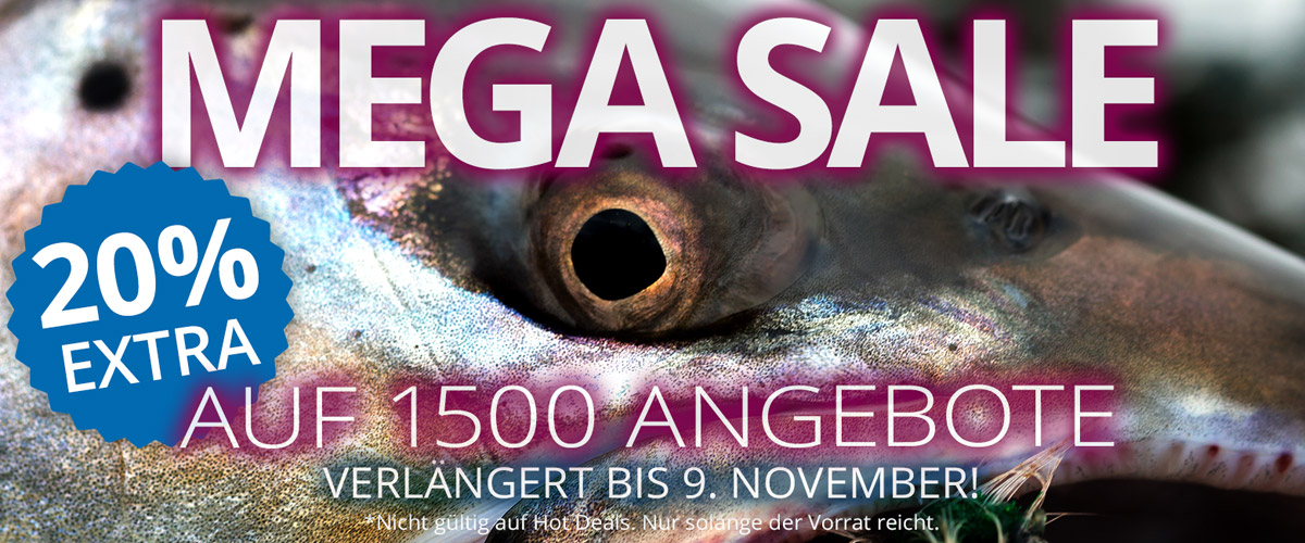 MEGA SALE: 20% Extra auf 1500 Angebote, verlängert bis 9.11.